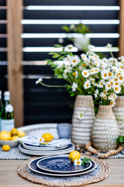 Lemons And Wild Daisies Easy Summer Tablescape