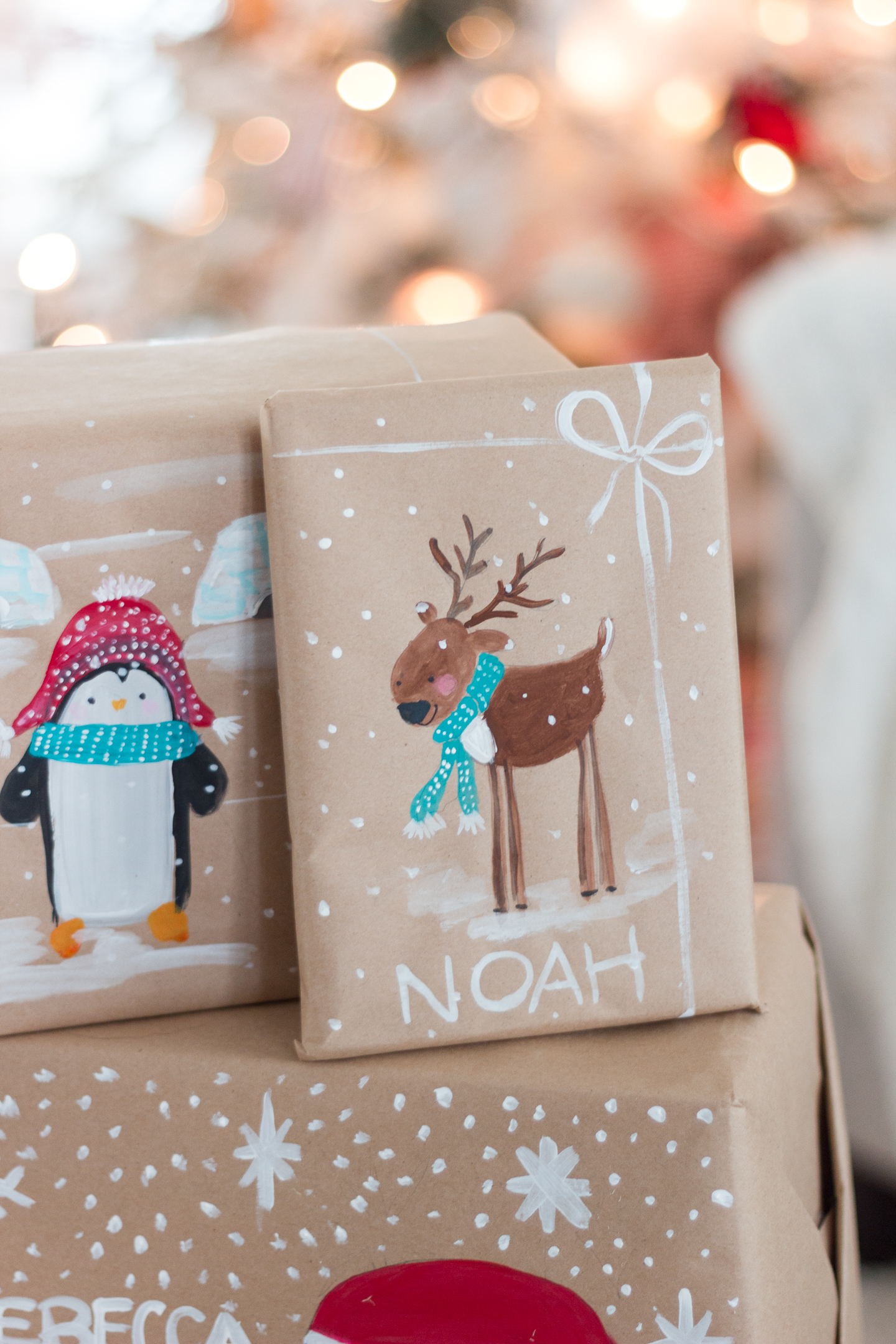 Reindeer DIY Christmas Wrapping Paper