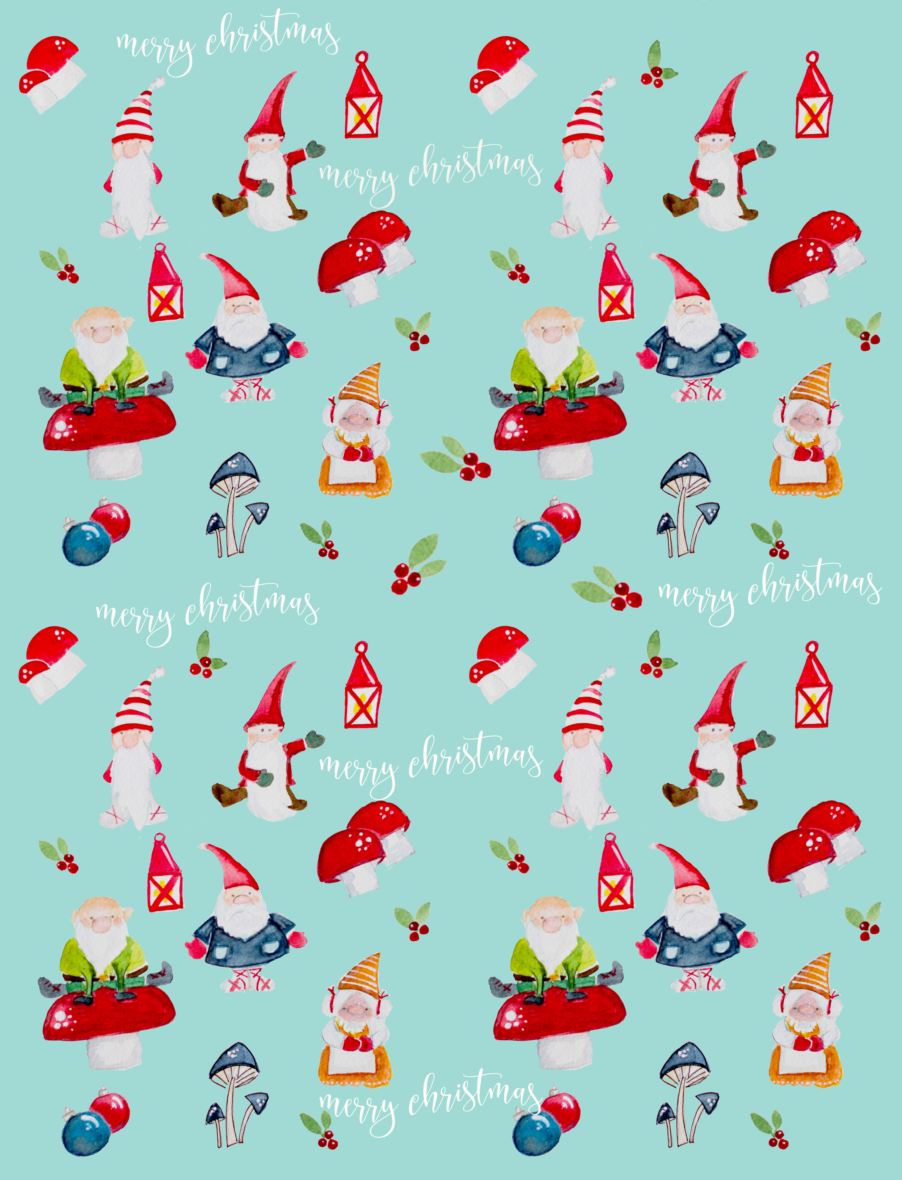 Printable Christmas Wrapping Paper : Free Download - Ideas for the Home