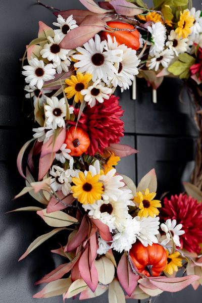 Dollar Store Fall wreath