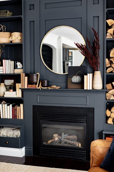 Simple Fall Mantel