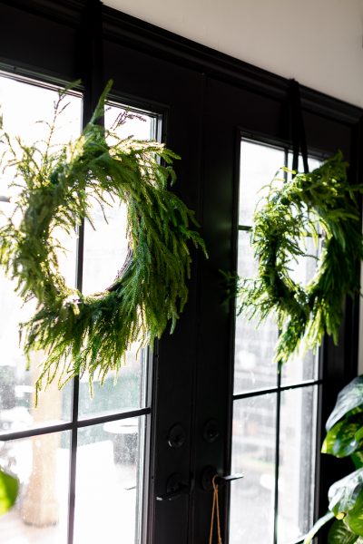 Christmas in the kitchen and family room