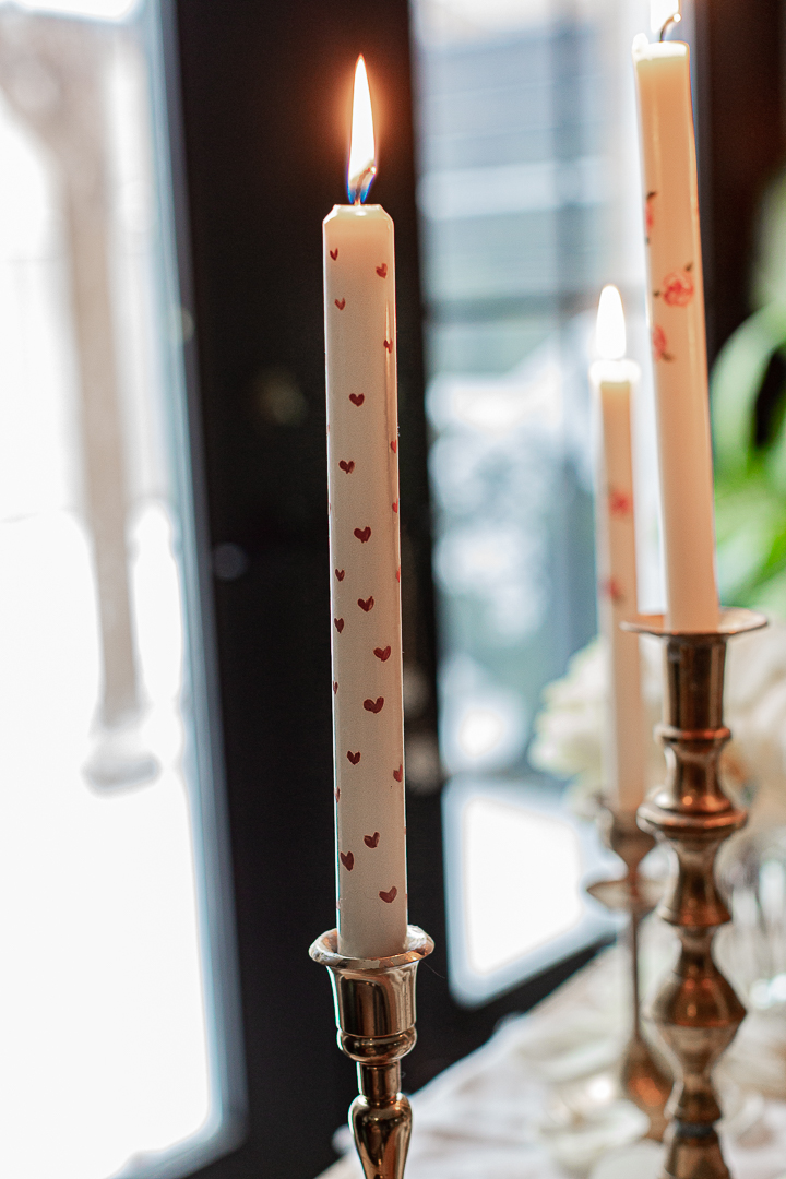 DIY Valentine Dessert Candles : Valentine Candles