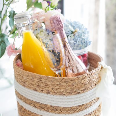 Mimosa Gift Basket Idea