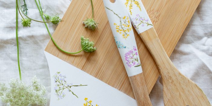 Handpainted Floral Anthropologie Inspired Cutting Board