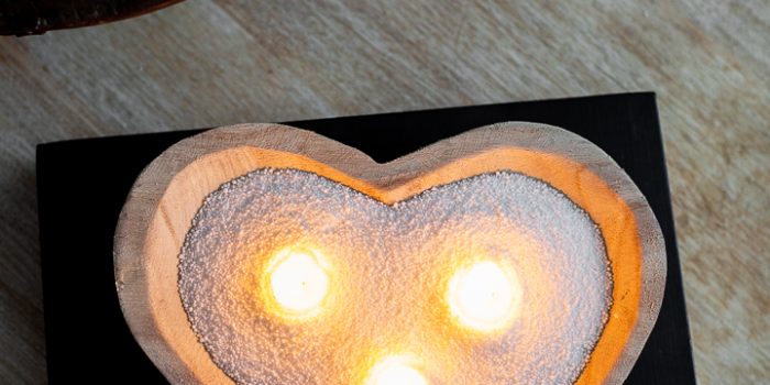 Heart Shaped Candle using Sand Wax